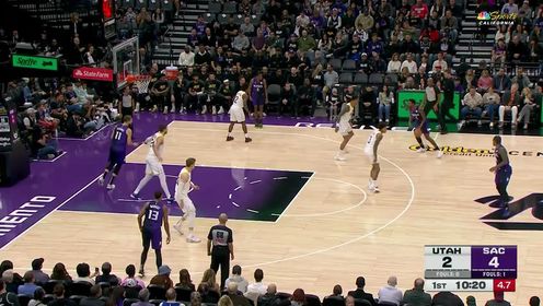 《NBA全场集锦》NBA常规赛：爵士vs国王第1节中文解说回放