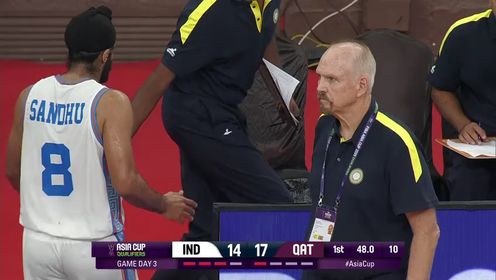 《FIBA》【回放】男篮亚洲杯预选赛：印度vs卡塔尔第1节原声回放