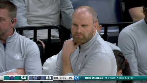 《NBA全场集锦》NBA常规赛：黄蜂vs灰熊第3节中文解说回放
