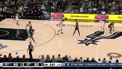 《圣安东尼奥马刺》NBA常规赛：灰熊vs马刺第3节中文解说回放