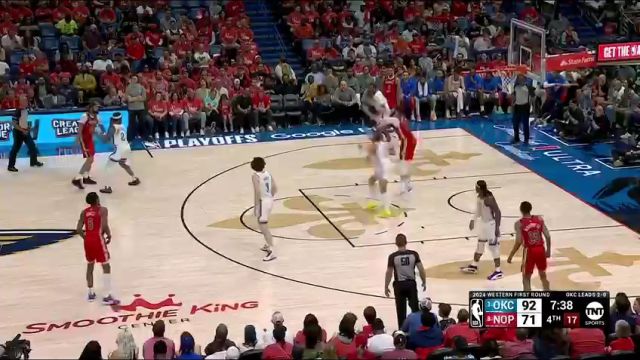 NBA季后赛：雷霆vs鹈鹕英文原声全场回放
