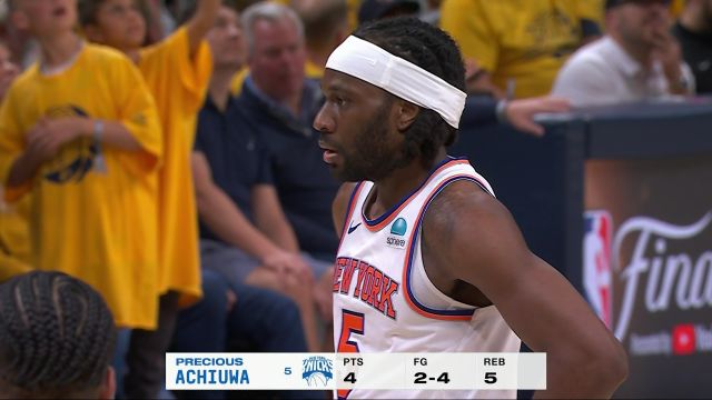 NBA季后赛：尼克斯vs步行者英文原声全场回放