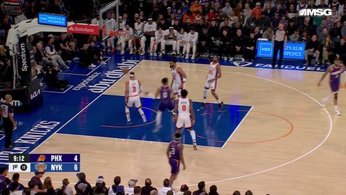 《NBA全场集锦》完全依靠个人能力 布克弧顶干拔三分一箭穿心