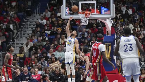 《NBA全场集锦》勇士vs鹈鹕五佳球 库里勾手长传惊艳全场