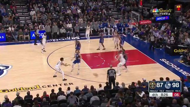 掘金vs国王英文原声全场回放