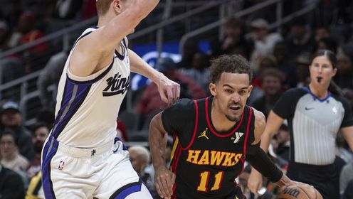 《NBA全场集锦》【球星】特雷-杨vs国王集锦 全场拿下24分9助攻多次打成高难度2+1