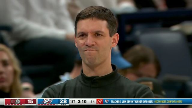 NBA常规赛：开拓者vs雷霆英文原声全场回放