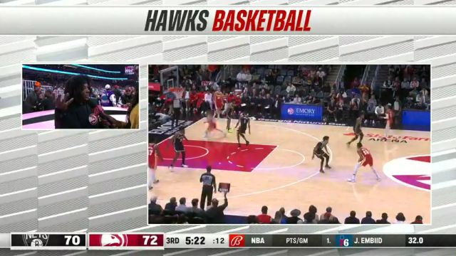 篮网vs老鹰第3节中文解说回放