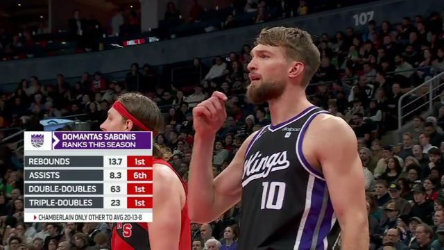 NBA常规赛：国王vs猛龙第2节中文解说回放