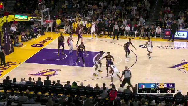 难逃我的五指山！浓眉制霸禁区无情大帽马克西