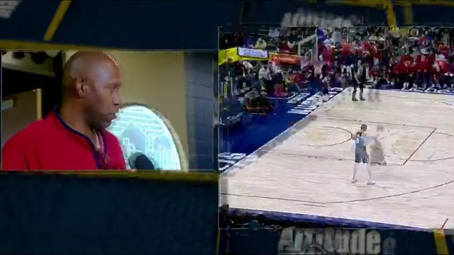 NBA常规赛：骑士vs掘金第3节英文原声回放