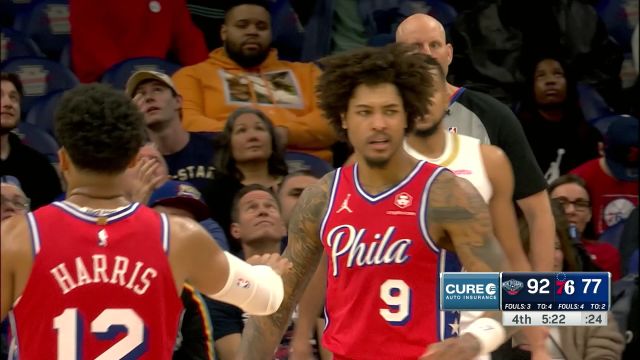 还没到该放弃的时候！ 76人一波12-0超级进攻波将分差追到仅剩10分
