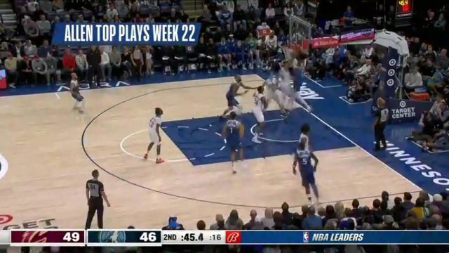 NBA常规赛：76人vs骑士第1节英文原声回放