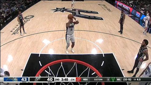 《圣安东尼奥马刺》NBA常规赛：魔术vs马刺第2节中文解说回放
