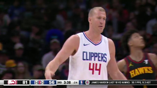 老鹰vs快船第3节英文原声回放