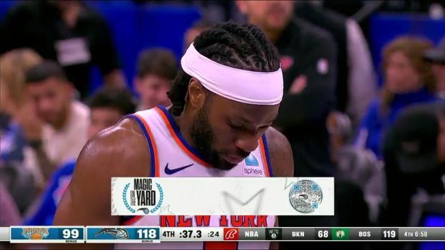 NBA常规赛：尼克斯vs魔术第4节英文原声回放