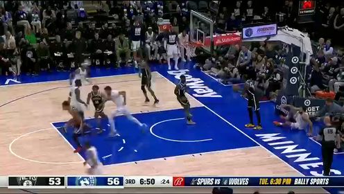 《NBA全场集锦》【回放】篮网vs森林狼第3节英文原声回放