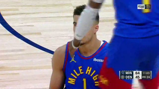 森林狼vs掘金第3节英文原声回放