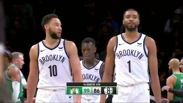 NBA常规赛：凯尔特人vs篮网第4节中文解说回放