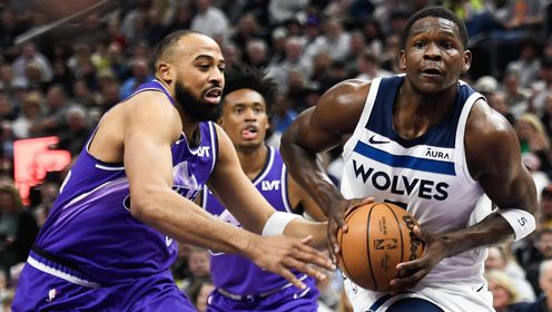 《NBA全场集锦》【球星】爱德华兹vs爵士集锦 32+7+7惊天隔扣震撼全场