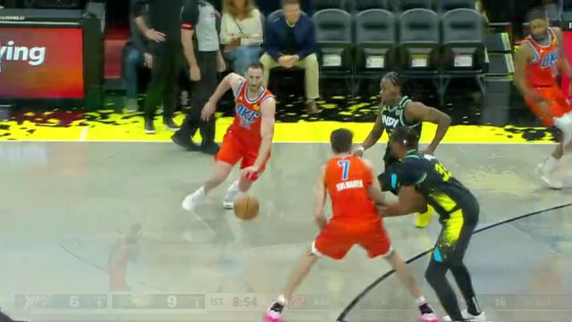 万花丛中过！海沃德人缝闪转腾挪急停跳投打成2+1