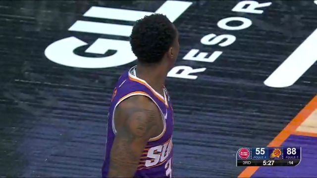 NBA常规赛：活塞vs太阳第3节中文解说回放