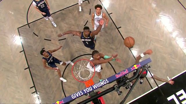 鹈鹕104-91篮网 锡安28分 鹈鹕六人上双轻取篮网