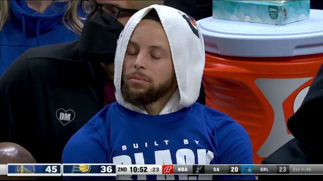 NBA常规赛：勇士vs步行者第2节中文解说回放