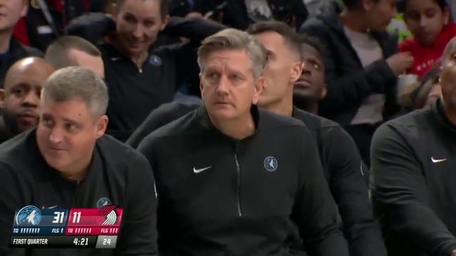 森林狼vs开拓者英文原声全场回放