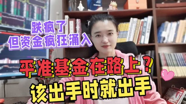 跌疯了但资金疯狂涌入!平准基金在路上? 宁可被骂继续抄底加仓