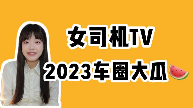 2023年,汽车圈有哪些大“瓜”?