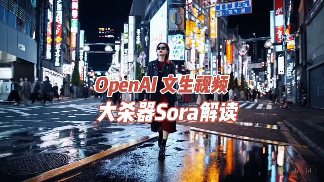 OpenAI文生视频大杀器Sora解读