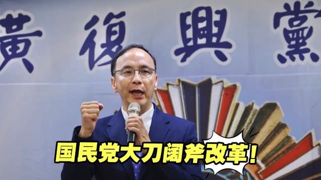 国民党大刀阔斧改革!朱立伦将裁并黄复兴党部