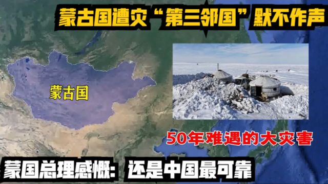 蒙古国遭灾“第三邻国”默不作声,蒙国总理感慨:还是中国最可靠