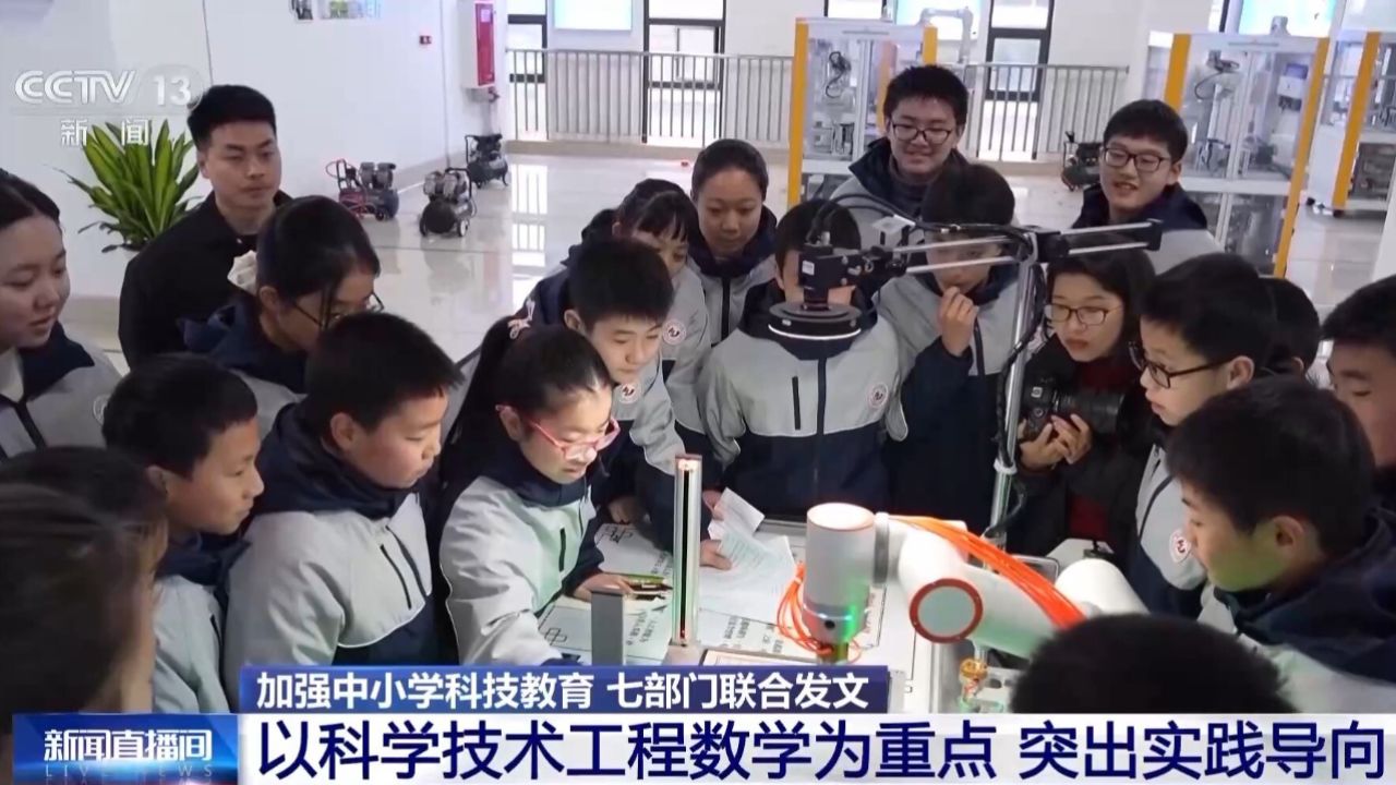 视频丨加强中小学科技教育未来的科技教育课堂什么样？_高清