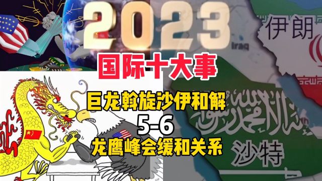 2023年国际十大事件之沙伊和解和龙鹰峰会