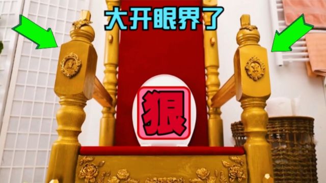 平平无奇的马桶,被美女打造的富丽堂皇!独一无二的创意堪称经典