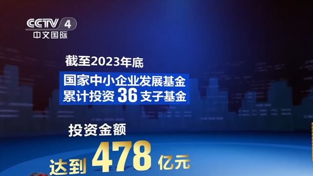 截至2023年底,国家中小企业发展基金累计完成投资项目超1400个