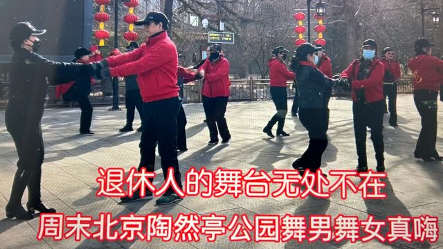 3月2日周末北京陶然亭公园舞男舞女真叫嗨!退休人的舞台无处不在