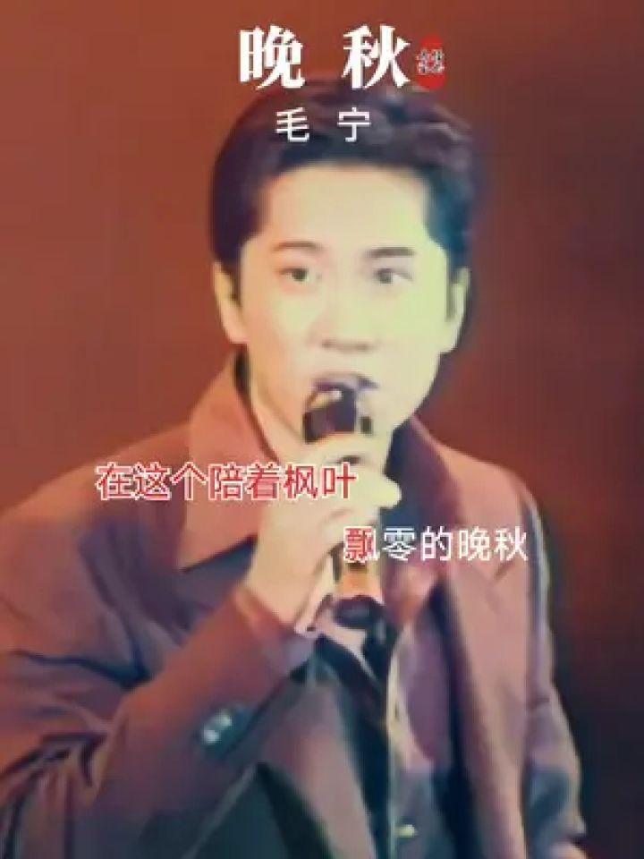 老歌回顾 #毛宁晚秋 #音乐分享 #一代人的回忆