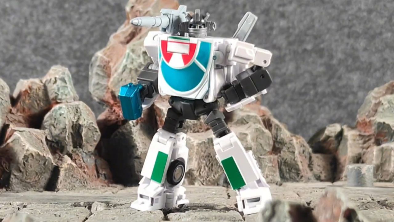 简单有趣很好玩 na 小比例变形金刚 g1千斤顶