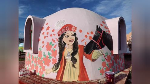 安徽芜湖墙体彩绘不一样的艺术