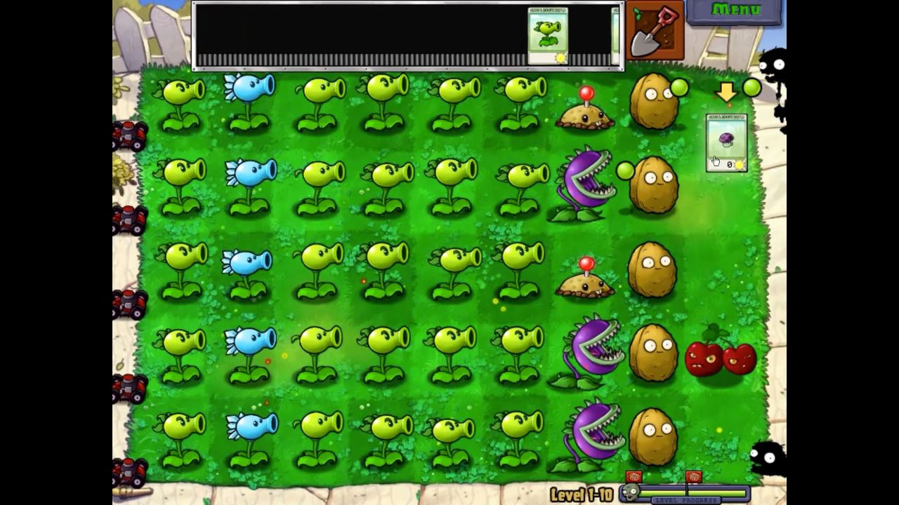 植物大战僵尸:通关前院草坪
