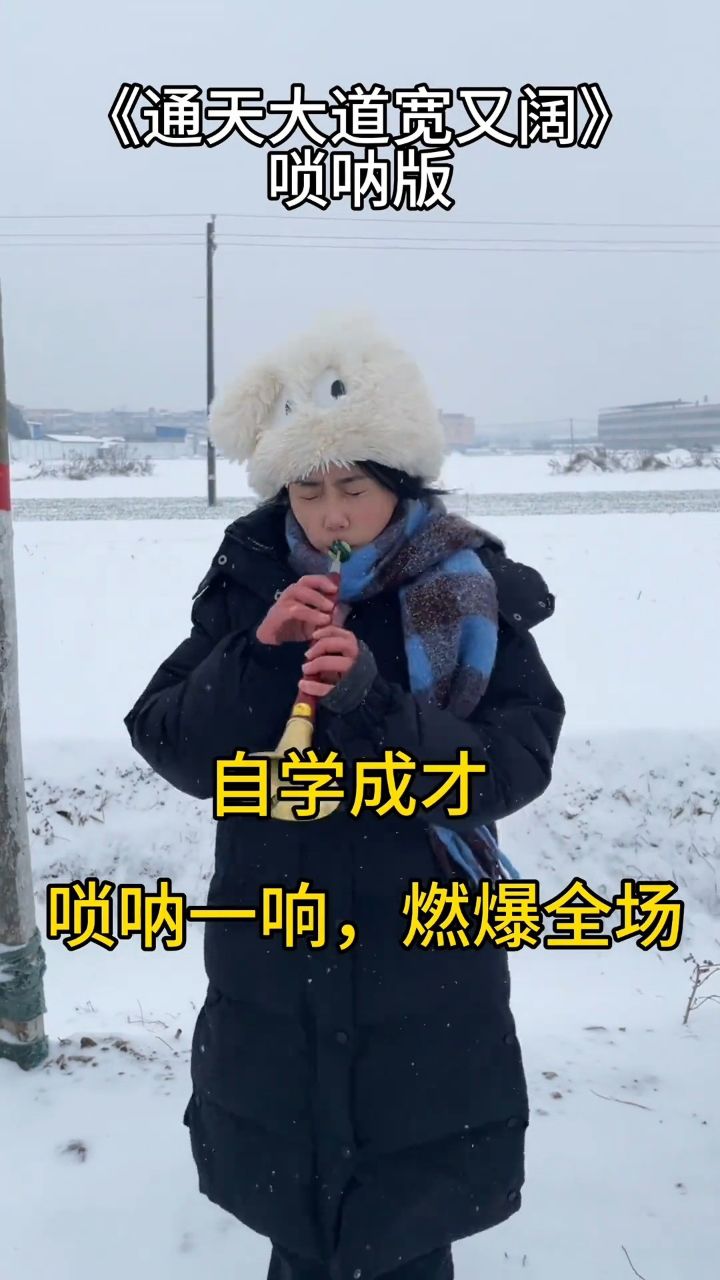 唢呐一响,瞬间就热血沸腾了通天大道宽又阔唢呐唢呐一响燃爆全场唢呐