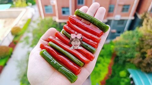 零食分享,粘牙的酸q棒,酸酸甜甜,童年的味道