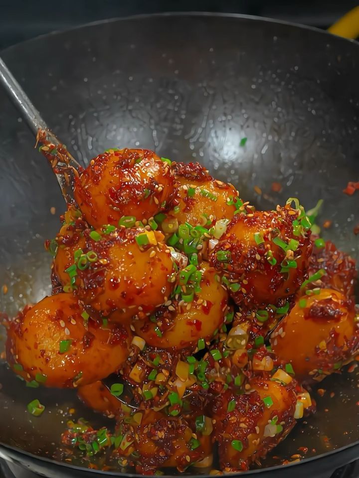 今日份如何做孜然小土豆|今天这个土豆做的太好吃了,一口一个,我家