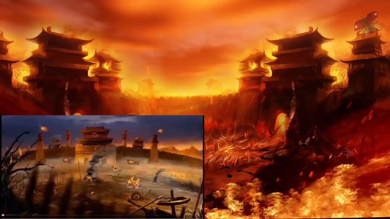 花木兰 小学生英文舞台剧戏剧表演演出节目大屏幕高清led背景视频素材