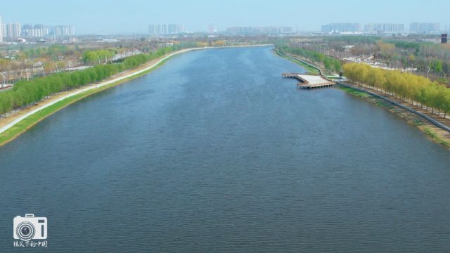 郑州贾鲁河(郑汴物流通道段)春日美景