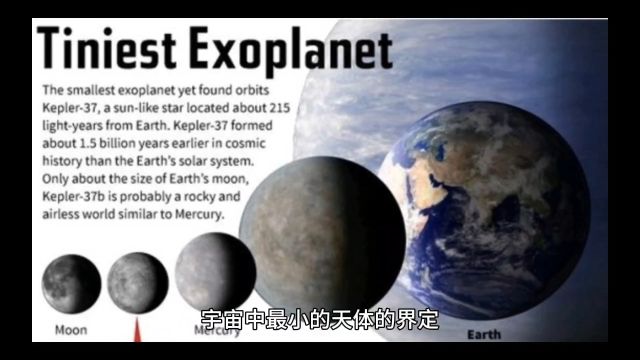 宇宙中最小的天体是什么?