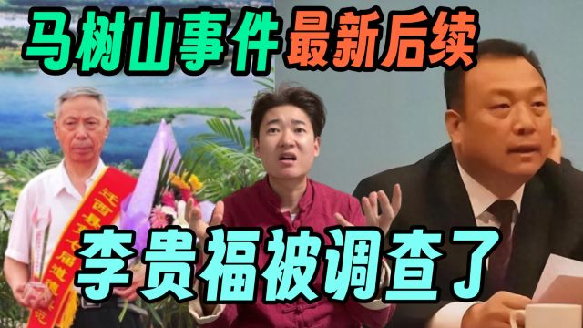 马树山事件 最新后续 当地县委书记李贵富已被调查 真是大快人心